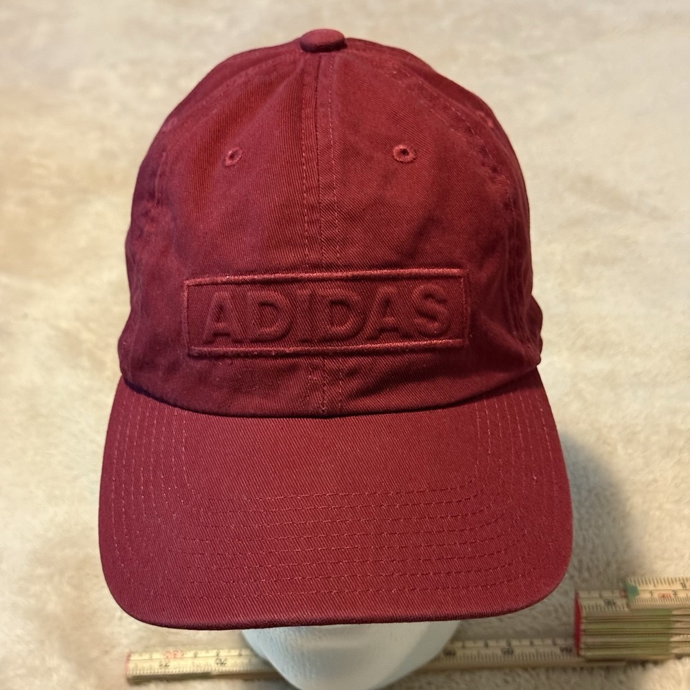 ADIDAS Maroon Hat Cap Strapback Adult